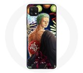 Coque maniacase pour Samsung Galaxy A22 5G One Piece Joyeux noël Zoro Anime Manga