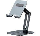 Soporte para tableta de aluminio ajustable de doble eje Baseus - Gris metalizado (Modelo: LUSZ000113)