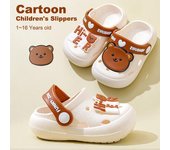 Novedad de verano, zapatillas frías para niños, antideslizantes para interiores y con fondo suave, cómodos zapatos bonitos con agujeros para bebés, Zapatillas de casa para niños y niñas 27/28