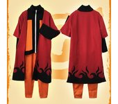 Scione Anime dibujos animados Cosplay disfraz Uzumaki traje de dibujos animados hombres adultos capa de dibujos animados japoneses Top pantalones XXL