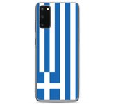 Coque Téléphone - Samsung - Galaxy S20 Plus - Drapeau Grèce - Souple - Multicolore