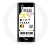 Coque pour Huawei P30 pro Billet d'avion Bruxelles Belgique
