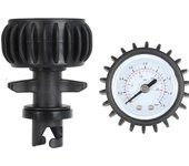 Barómetro de 35psi, indicador de presión de aire para bote inflable, balsa, Kayak, barómetro negro, botes de remos 30 PSI single meter