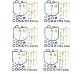 Kit de reparación de carburador de 6 juegos para Honda 1979-1982 CBX 1000 CBX1000 1050 SuperSport