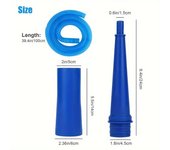 3 unids/set, kit de limpieza de ventilación de secadora, herramienta de eliminación de pelusa de secadora flexible, manguera de limpieza de pantalla de pelusa de secadora, dispositivos de limpieza, accesorios de limpieza Hose Set Of 3