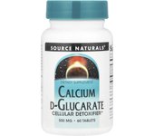 Source Naturals, Calcium d-Glucarate, 1,000 mg, 60 Tablets (500 mg per tablet)