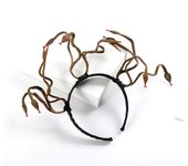 PVC Snake Halloween Headband hairband Halloween Party Decorations Masquerade Party Headpiece  Lady negro