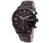 Reloj Fossil Townsman cronógrafo de cuarzo FS5437 para hombre marrón