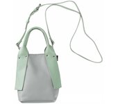 0656 Bolso bandolera mini con asa Baby Lou Point BR [Ruta] POINT-handle (03 Gris)