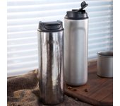 Cafetera francesa portátil aislada para acampar Cafeteras de doble pared de titanio Ice Flower