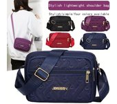 Bolso bandolera ligero, mini bolso de hombro informal para mujer, perfecto para deportes y viajes púrpura