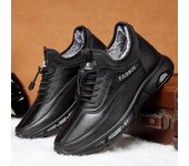 Botas de algodón Invierno Nuevos zapatos de algodón Cabello más grueso y terciopelo Botas de nieve cálidas casuales para hombres 40