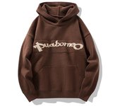 Suéter con capucha para hombre otoño e invierno retro talla grande casual suéter abrigo 7XL