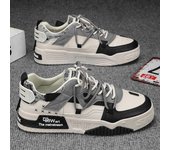 Zapatillas de deporte de suela gruesa de estilo coreano para hombre de otoño 2024: zapatos casuales de moda para estudiantes 42