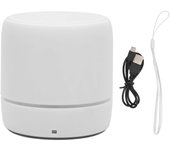 Mini altavoz Bluetooth 5.0 con estéreo nítido y graves potentes, altavoz inalámbrico portátil para exteriores, color blanco blanco