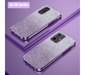 Funda de lujo Mi10t Mi11t con revestimiento degradado con brillo para Xiaomi Mi 11t Pro 5g 11 T 10T, funda trasera de silicona a prueba de golpes para mujer 11tpro For Mi 11t púrpura