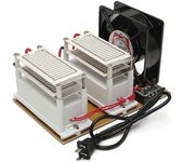 JIUJIU 220V 20G purificador ozonizador portátil generador de ozono purificador esterilizador de aire para el hogar coche europeo