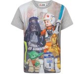 Lego Star Wars Camiseta para niños  La fuerza es fuerte 4 Years gris