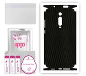 apgo Protective Skin Sticker for the back+sides compatible with Xiaomi Mi 9T Pro, Full Wrap Film, Foil, Vinyl - Pattern Matrix