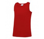 AWDis Childrens/Kids Just Cool camiseta sin mangas 12-13 coche de bomberos rojo