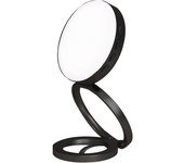 Luz de relleno LED magnética plegable para selfies con teléfono, luz de video LED de 2600 K a 9000 K, regulable negro