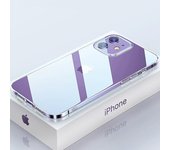 Funda de teléfono transparente ultrafina para iPhone 15 14 13 12 Funda de silicona suave para iPhone 11 12 Pro XS Max X 8 7 6 Plus 5 SE XR Funda protectora Iphone 12pro puro