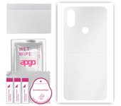 apgo Ultra Clear Protective Skin Sticker for the back compatible with Xiaomi Mi A2 (Mi 6X), Wrap Film, Hydrogel Film, Flexible, Soft TPU with position