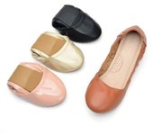 Zapatos planos de ballet clásicos para mujer, zapatos cómodos y elegantes para mujer, zapatos plegables de bailarina sin cordones para mujer 37 negro