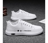 Zapatos informales de punto transpirables para hombre, zapatillas deportivas para correr, zapatillas antideslizantes, zapatillas de tenis para caminar para hombre 39 blanco