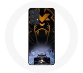 Coque Maniacase pour Samsung Galaxy A32 4G Formule 1 Sebastian Vettel Pilote automobile F1 Noir
