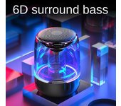 Altavoz Bluetooth para teléfono móvil, luces coloridas de alta calidad, caja de sonido pequeña inalámbrica, Subwoofer, portátil, Mini regalo de impacto para el hogar