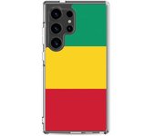 Coque Téléphone - Samsung - Galaxy S24 - Drapeau Guinée - Souple - Multicolore
