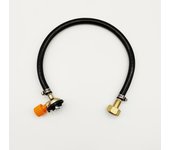 Tubo de recarga de Gas, accesorios prácticos de goma Universal para estufa de Camping, adaptador de propano