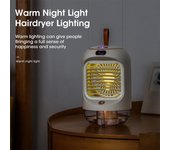 Aire acondicionado de escritorio Ventiladores portátiles Atomización por pulverización Silencio Enfriador de aire de escritorio Luz nocturna Ventilador eléctrico Humidificador para el hogar blanco