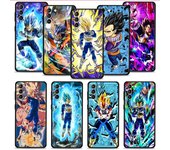 Funda de silicona Ultra para Samsung Galaxy S20 S21 FE S22 Ultra S10 S9 S8 Plus S10e Note 20 Dragon Ball Majin Vegeta Samsung S22 5G
