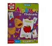 Los niños crean una tarjeta flash del alfabeto (Paquete de 26) One Size negro