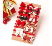 Santa Claus Toddlers Headband Bandage Baby Girl Headwrap Infant tiara Gift Christmas Headwear 06