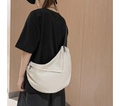 Bolso cruzado de nailon de gran capacidad para mujer, bolso versátil para ocio y deportes, novedad de 2023, bolso de hombre a la moda negro