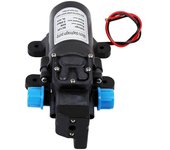 Bomba de agua autocebante inteligente de alta presión Yousheng 12V 60W 80PSI para jardín doméstico negro