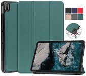 Para Nokia T20 T 20 T10 T 10 Funda 2022 de cuero PU soporte triple plegable Funda con tapa magnética para Funda Nokia T20 T10 2021 Tablet niños For Nokia T10 2022