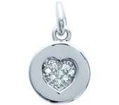 Les Trésors De Lily [L1160] - Pendentif Argent 'Love' blanc argenté - 10 mm blanco