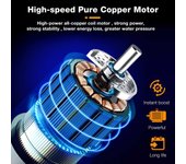 Limpiador inalámbrico de alta presión de 1500W, pistola de Agua pulverizada para lavado de coches, máquina de limpieza de agua a presión para batería Makita de 18V