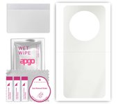 apgo MATTE Protective Skin Sticker for the back compatible with Honor Magic4, Wrap Film, Hydrogel Film, Flexible, Soft TPU with positioning layer easy