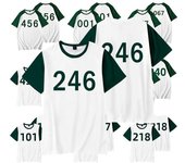 Camiseta con estampado 3D de calamar de película de terror de Corea, camiseta de moda para hombres y mujeres, camisetas gráficas de manga corta, camisetas de juego para niños S