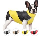 Abrigo para Chihuahua, chaqueta para perro, ropa impermeable para perro, disfraz cálido para exteriores para perros pequeños y grandes M caqui