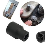 Desmontaje de la tapa de la batería del coche, herramientas especiales, llave de tubo de repuesto para Tesla negro