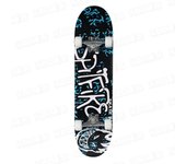Patineta completa, tabla de patineta, ruedas con cojinetes, para adultos, niños, principiantes, resistente, Spit (No.4 Fuego)