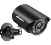 KKmoon DVR Video Recorder y 4 cámaras de seguridad Set Sistema de grabación de seguridad 4CH 1080P Full High negro