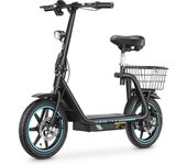 Patinete eléctrico HONEYWHALE M5 Elite con motor de 500 W, batería de litio de 48 V y 13 Ah, velocidad máxima de 40 km/h. M negro