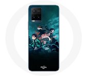 Coque pour Vivo Y21s 2021 / Y21 2021 Demon Slayer Manga Tanjiro et Nezuko